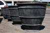 Lead Planter-Egg Cup Planter with Stripes